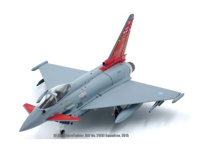 JCW 1/72 (ダイキャスト製) ユーロファイタータイフーン イギリス空軍