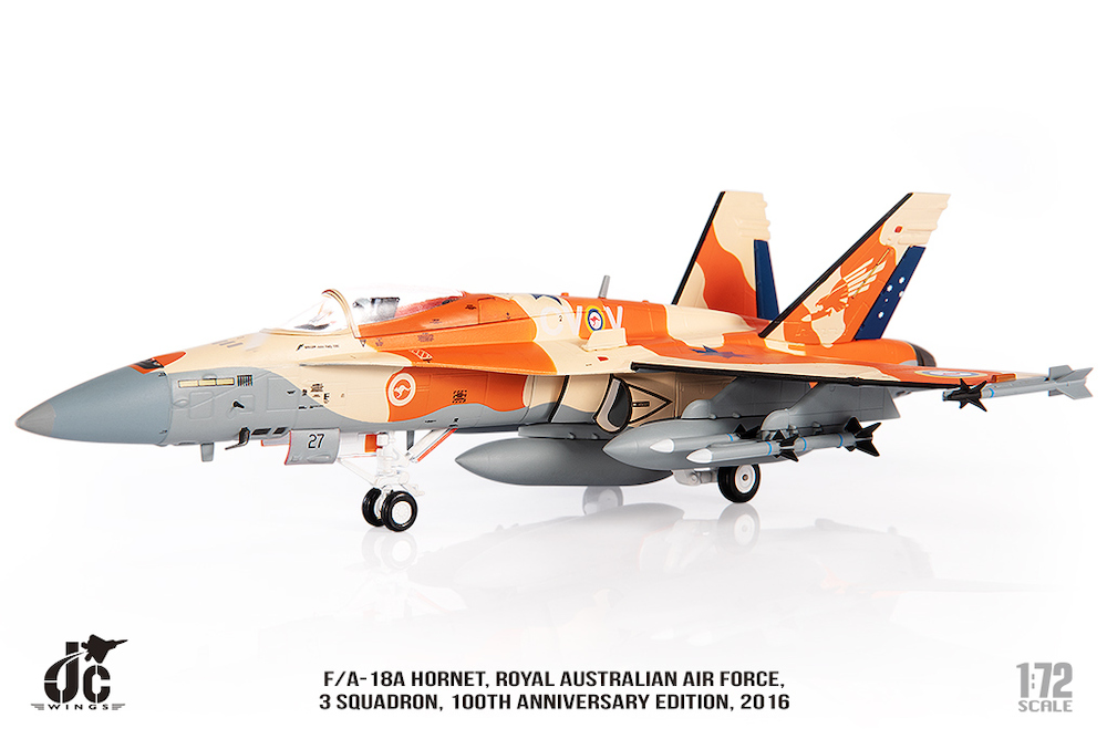 JCW 1/72 (ダイキャスト製) F/A-18A オーストラリア空軍 第3飛行隊 100
