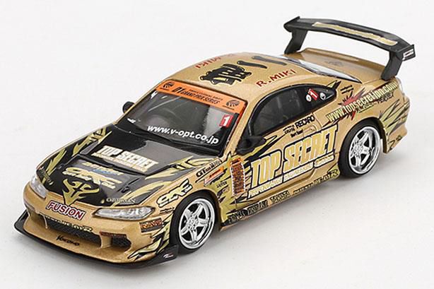 MINI GT 1/64 (ダイキャスト製) Nissan シルビア (S15) Top Secret