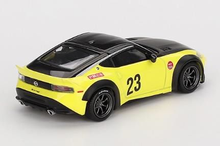 MINI GT 1/64 Nissan Z LB☆NATION WORKS イカズチイエロー(右ハンドル)
