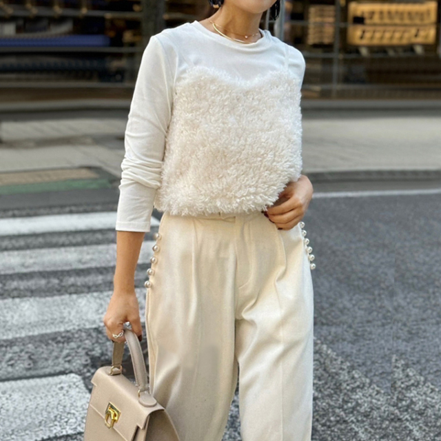 エコファーキャミソール【7h-831-04753】