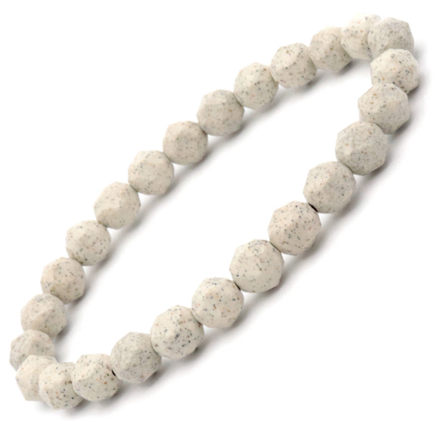 北投石 ブレスレット 10mm 青色 ブルー ホクトライト 台湾産 マイナス