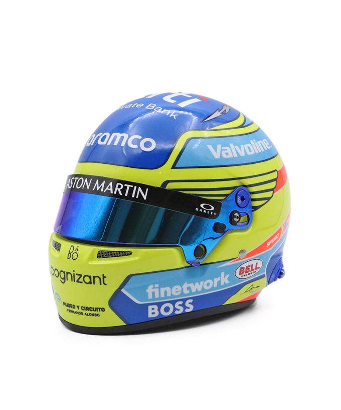 F.アロンソ 2024 1/2 ヘルメット F1グッズ・ミニカーの専門店 GRANDPRIX