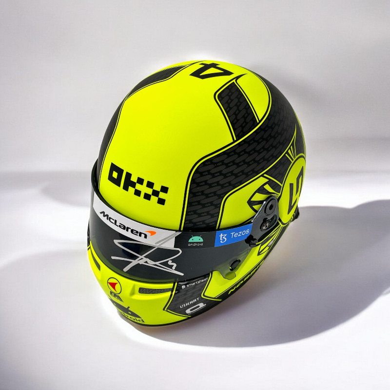 L.ノリス直筆サイン入 2023 1/2ヘルメット F1グッズ・ミニカーの専門