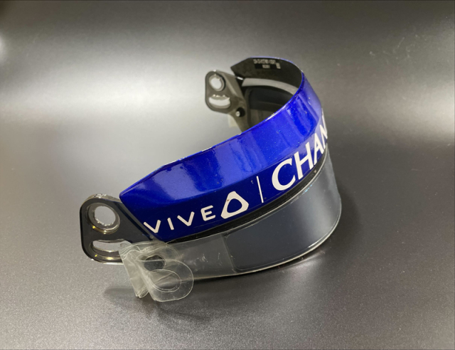 F.アロンソ 実使用 2018 ヘルメットバイザー(ザイロン付) F1グッズ