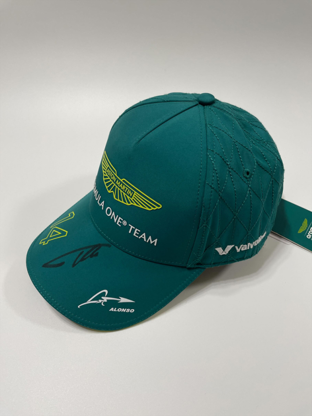 F.アロンソ 直筆サイン入 2024 ドライバーズキャップ F1グッズ