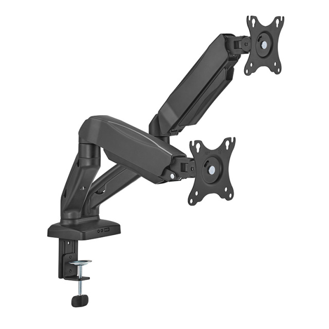 モニターアーム デュアルモニター 2画面 対応サイズ17～32インチ 耐