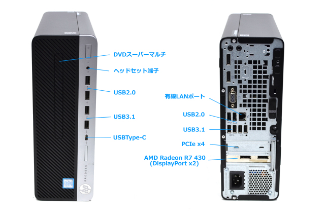 メモリ32G Windows11 HP ProDesk 600 G4 SFF 6コア12スレッド Core i7