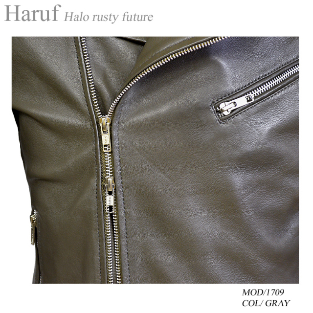 希少 バーバリーロンドン 羊革 ラムレザージャケット グレージュ 42