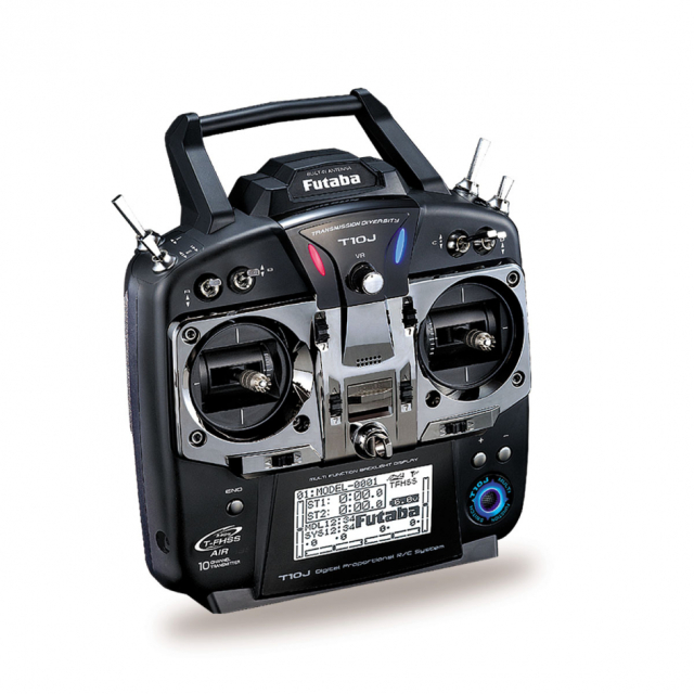 Futaba T10J ヘリ用 送信機単品（モード1 右スロットル）（10ch-2.4GHz