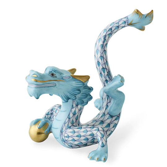 干支置物・たつ（ネイビー・ターコイズ）