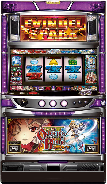 JPS パチスロ クイーンズブレイド2 玉座を継ぐ者 中古パチスロ実機
