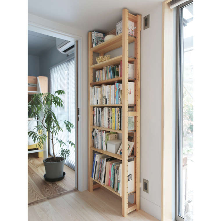 基本のオープンシェルフ - 文庫棚｜実例ユニット｜イキクッカストア