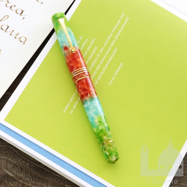 レオナルド モーメントゼロ プラヴィダ 万年筆 スチールニブ（ゴールド