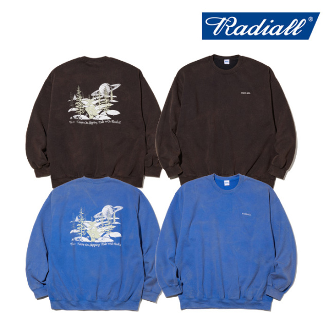 RADIALL(ラディアル) GALAXIAN - CREW NECK SWEATSHIRT L/S