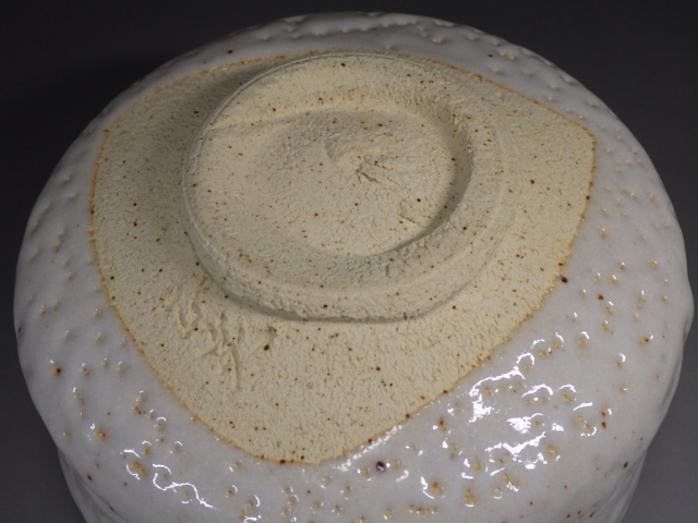 S152 水指 『美濃焼』『矢田正炎造』『志野水指』 共箱 茶道具