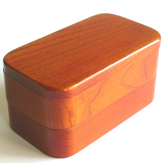 木製江戸二段弁当箱 木のランチボックス（製造中止） 漆器の井助