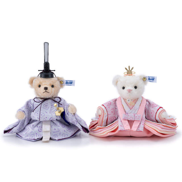 テディベア ひな人形「ハート」 | ドイツ最高級テディベアのシュタイフ