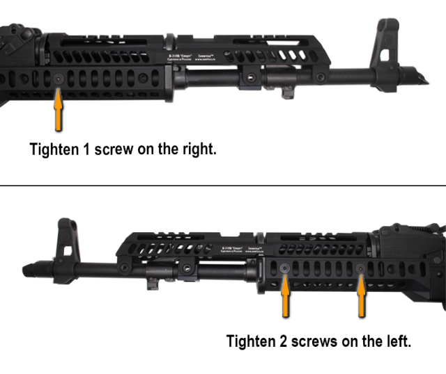 WII TECH Zenitco SPORT-4タイプ エクステンションレール マルイ AKM/B