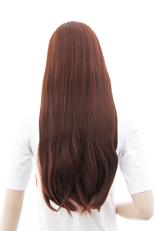 ナチュラルブラウン】ロングストレート【ウィッグ】【高品質コスプレ