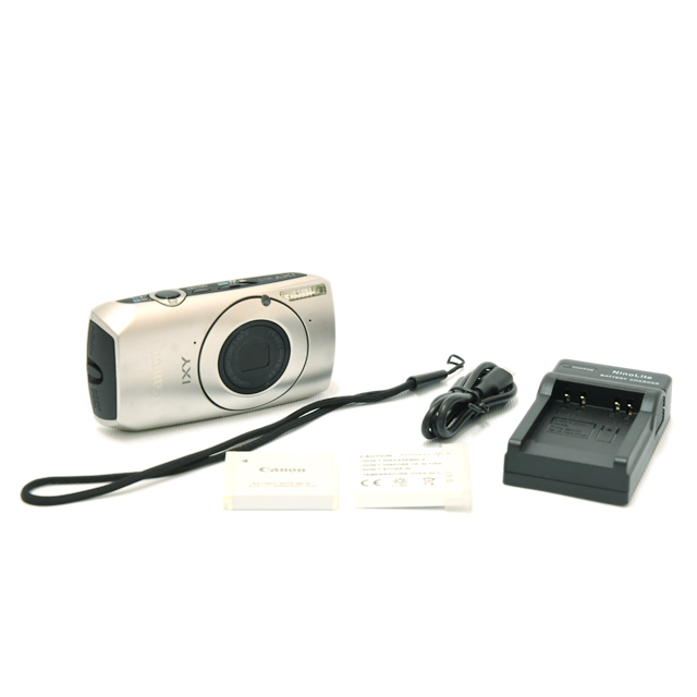 中古】キヤノン コンパクトデジタルカメラ IXY 30s シルバー【C】