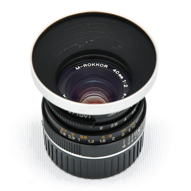 中古】ミノルタ レンズ M-ROKKOR 40mm F2【C】