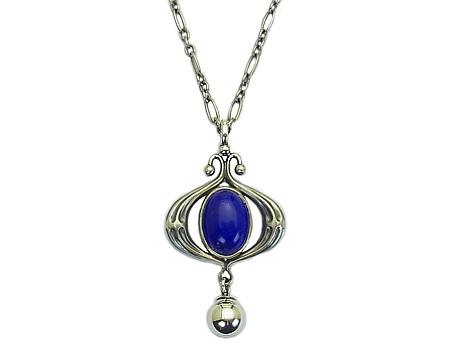 ジョージ ジェンセン] 2013 イヤーペンダント （ラピスラズリ）