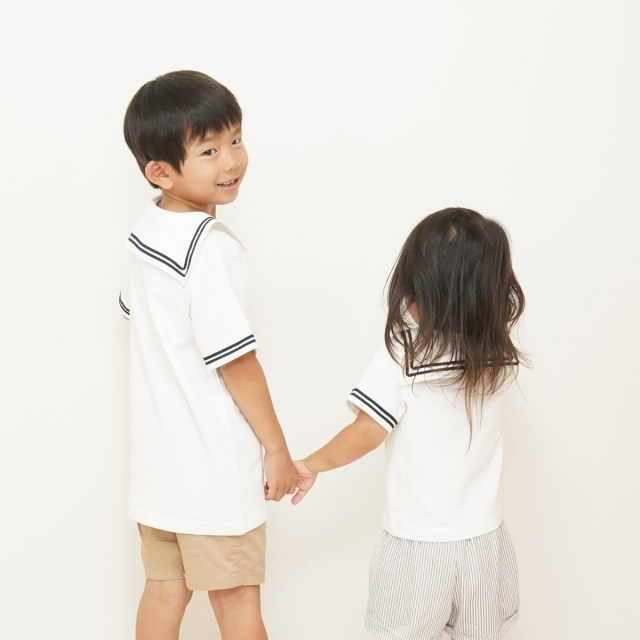 セーラー襟Tシャツ