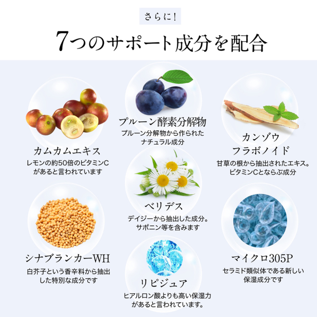 シミ対策美白美容液 薬用セブンホワイトセラム｜白くま化粧品