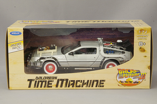WELLY 1/24 デロリアン DMC-12 バックトゥ・ザ・フューチャー III 再入荷