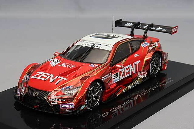 エブロ 1/43 ZENT セルモ LC500 2018 スーパーGT500 #38 立川祐路/石浦宏明