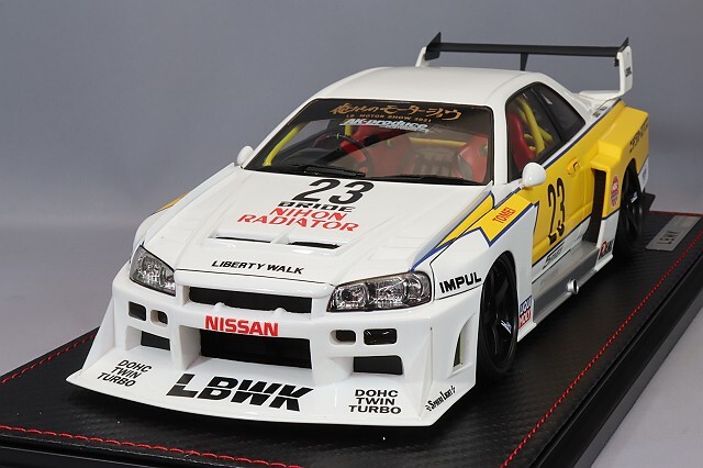海外並行品 イグニッションモデル 1/18 LB-ER34 スーパーシルエット