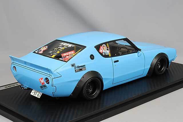 イグニッションモデル 1/18 LB-WORKS ケンメリ 2Dr ライトブルー