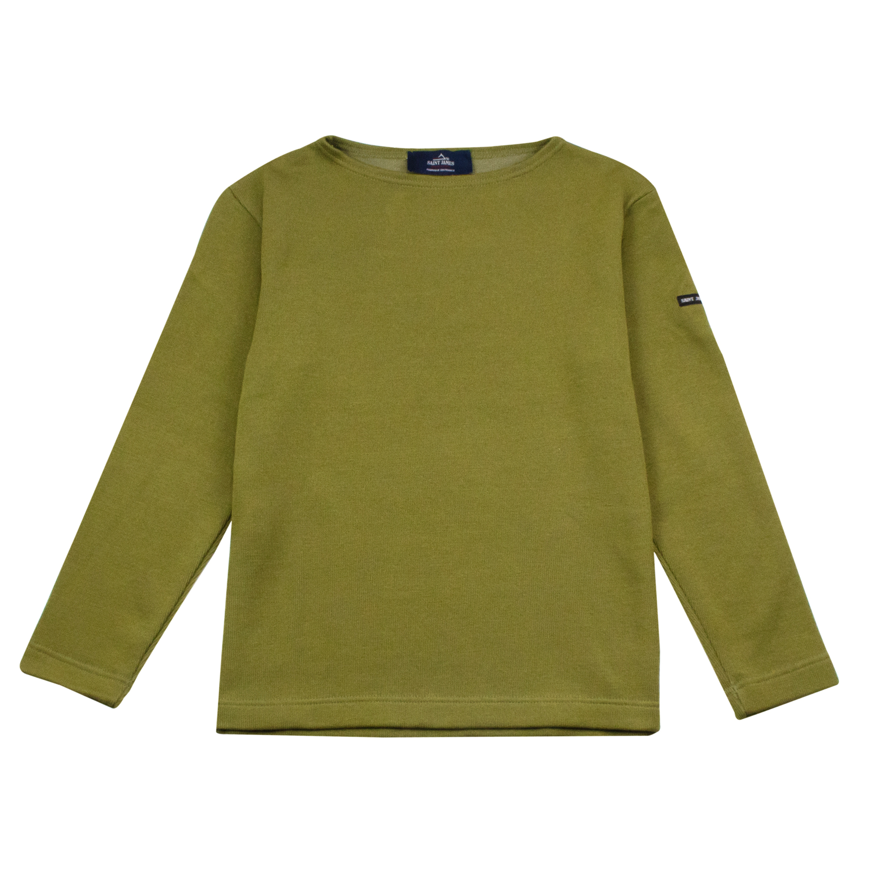 ダブルフェイスセーター［オリーブグリーン］：セントジェームス