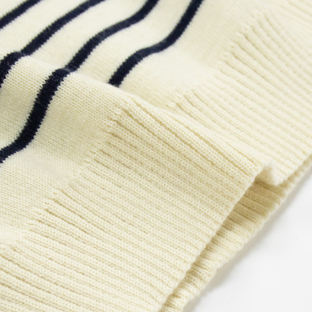 メンズマリンセーター BINIC II［生成り/マリン］：セントジェームス