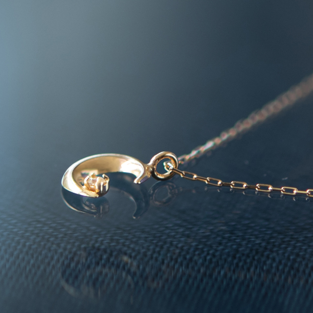 ネックレス K10イエローゴールド ダイヤモンド アクセサリーPePe