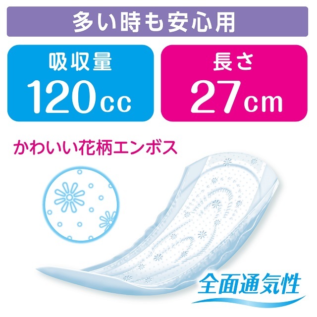 定期購入】ポイズ 肌ケアパッド 【120cc】多い時も安心用 20枚×6パック