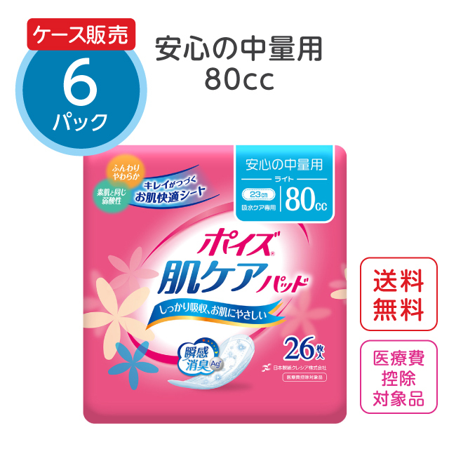 定期購入】ポイズ 肌ケアパッド 【220cc】特に多い長時間・夜も安心用