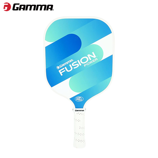 即納】 GAMMA ピックルボールパドル FUSION POWER (ブルー&グリーン