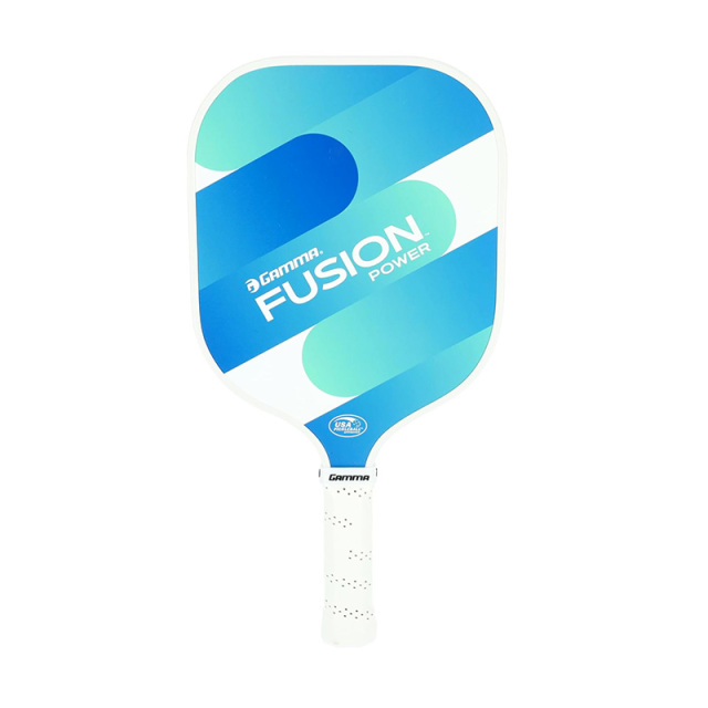 即納】 GAMMA ピックルボールパドル FUSION POWER (ブルー&グリーン