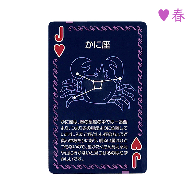 宇宙雑貨】星座トランプ