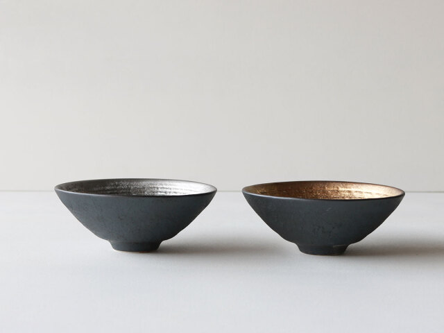 有田焼 陶悦窯 昌内金/銀塗り 飛びかんな 平鉢 | 有田焼 波佐見焼