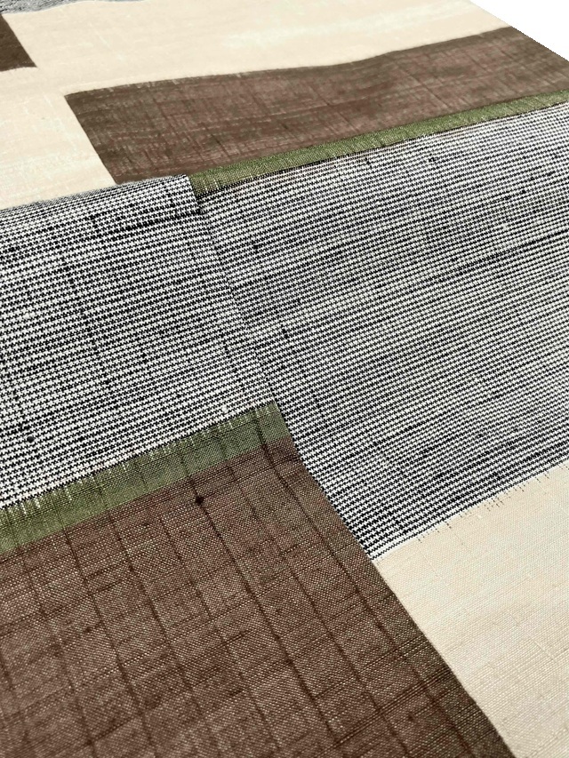 伊那紬 キモノ雑誌ご紹介品 段絣｜着物セレクト専門店スポットガーデン