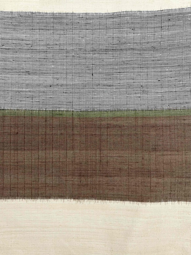 伊那紬 キモノ雑誌ご紹介品 段絣｜着物セレクト専門店スポットガーデン