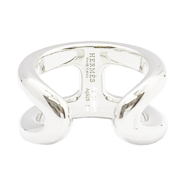 新品 》 エルメス オスモズ PM リング 59 (日本サイズ19号) シルバー製