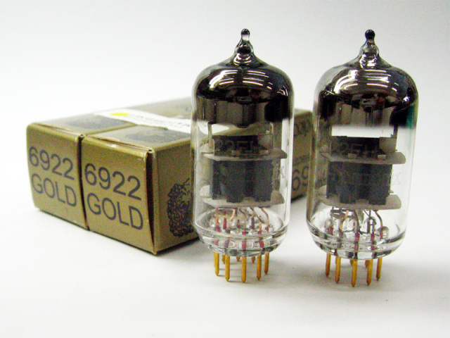 Electro Harmonix 6922 GOLD Matched Set TubeWorks