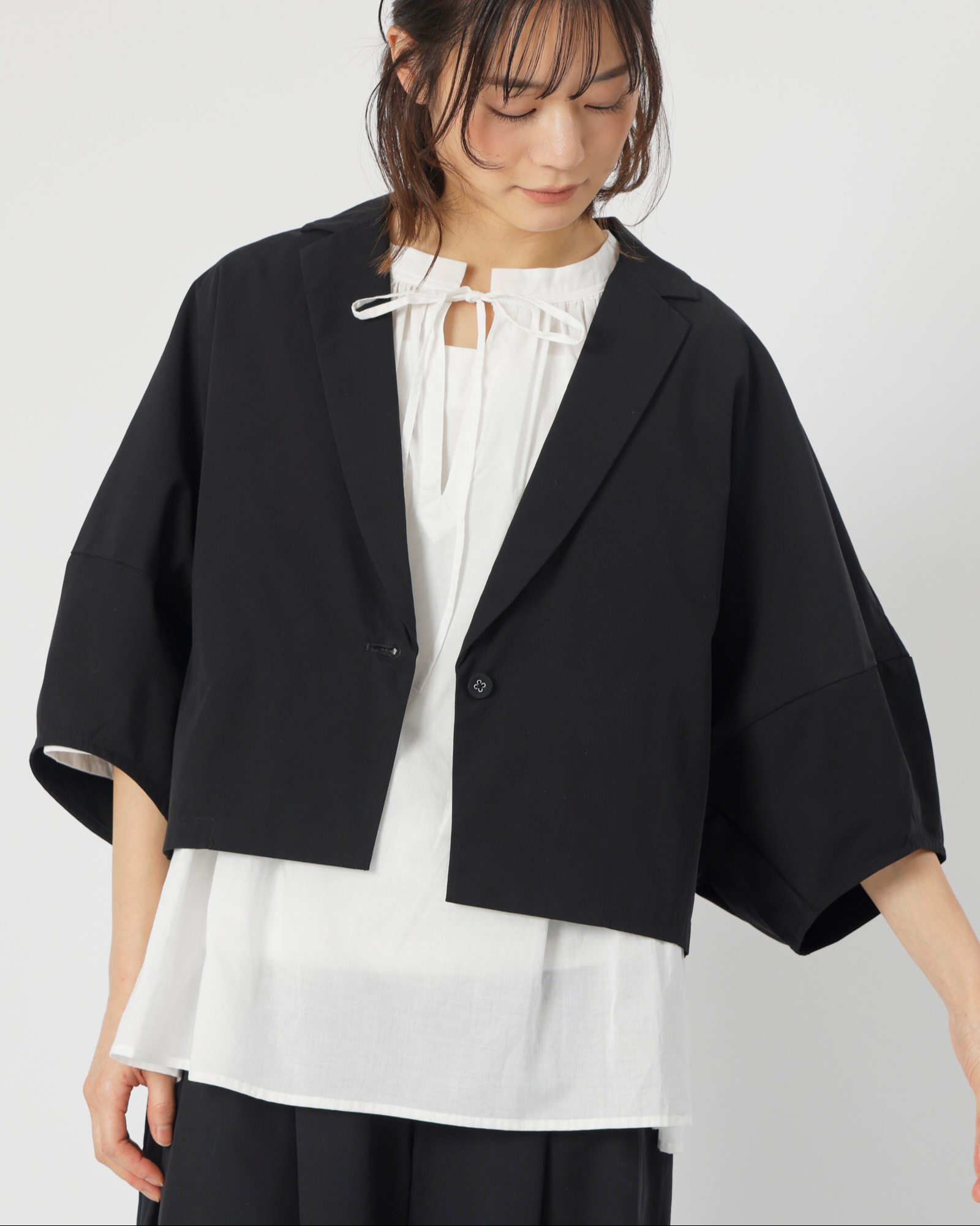 コットンセルロースエッグジャケット / オケージョン / フォーマル
