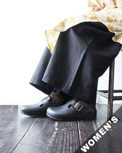 BIRKENSTOCK - London Oiled Leather - BLACK - WOMEN'S