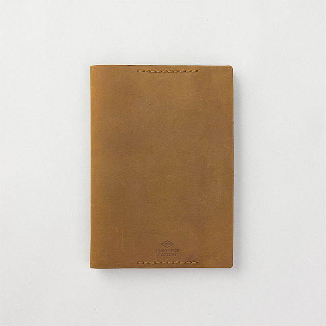 TF レザーブックカバー 文庫 キャメル (07100561)