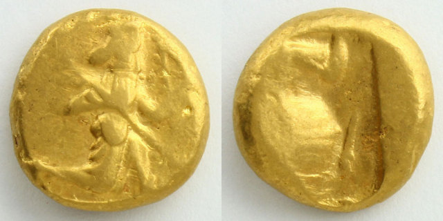 アケメネス朝ペルシア ダリック金貨 走るペルシャ王